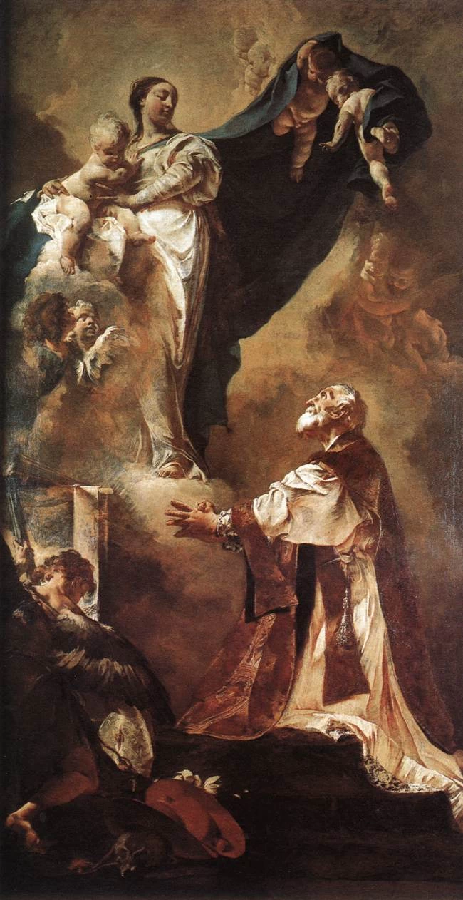 La Vergine appare a San Filippo Neri - Santa Maria della Fava, Venezia